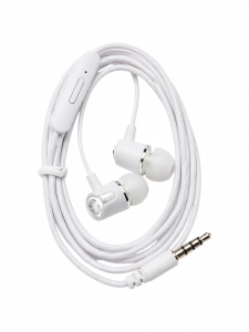 Орбита OT-ERG09 Белые наушники вакуум-гарнитура (3.5мм)